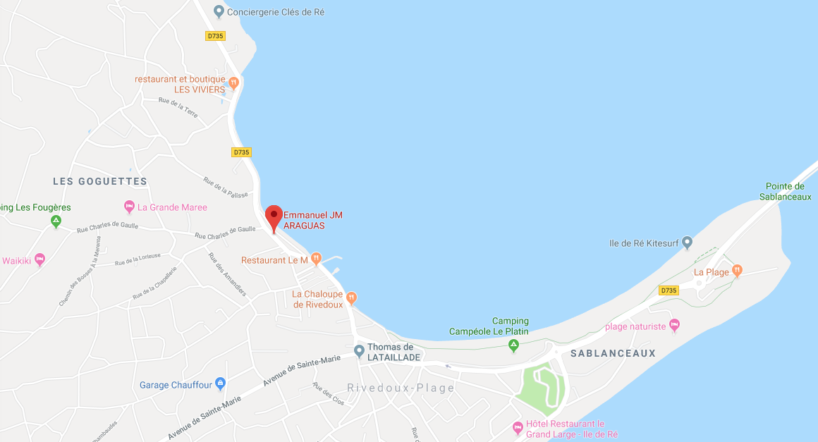 Acces au cabinet d'avocats Araquas sur l'ile de Ré